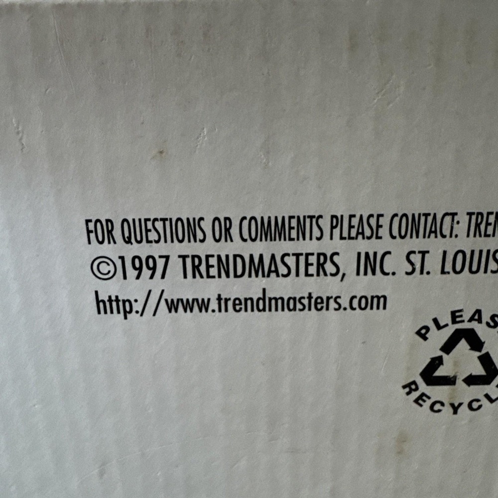 Vintage 1997 Trendmasters Christmas Magic Collection 12" Angel Tree Topper NIB - Picture 8 of 8